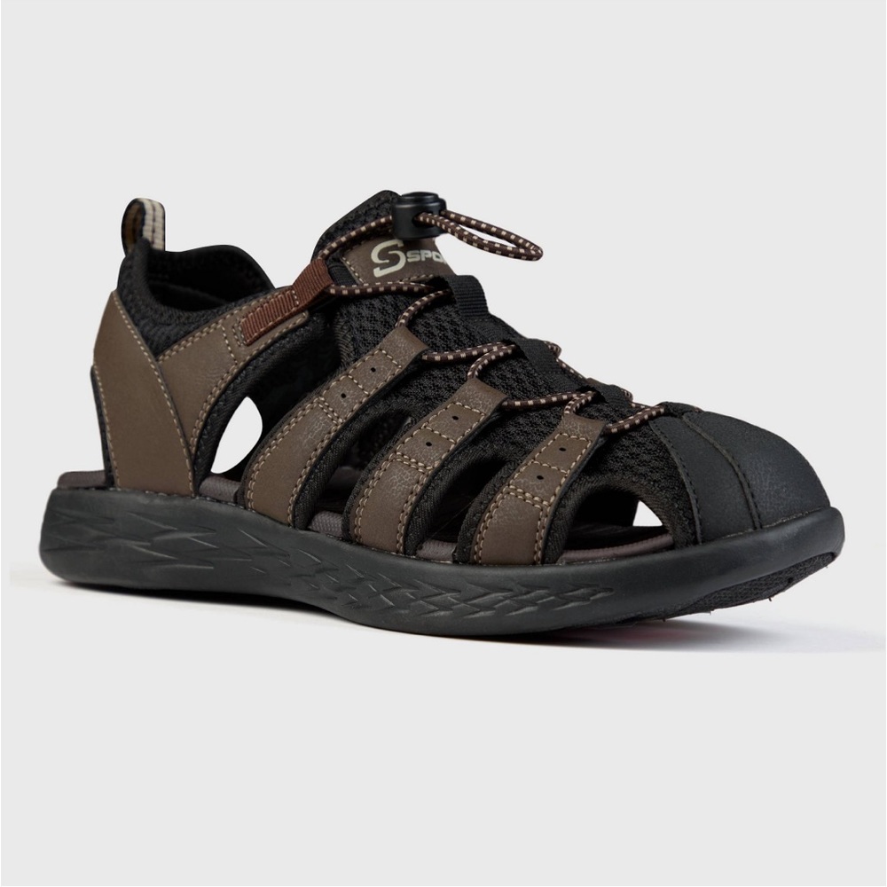 S Sport By Skechers Men’s Mizza Brown Hiking Sandals - 12 Make offer